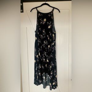 Torrid high low flower print maxi dress